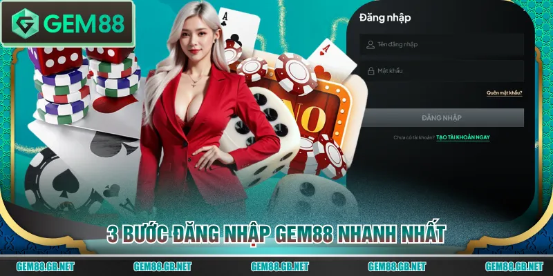 Hướng Dẫn Đăng Nhập GEM88 Từng Bước Cho Mọi Hội Viên - SPINLUMO89