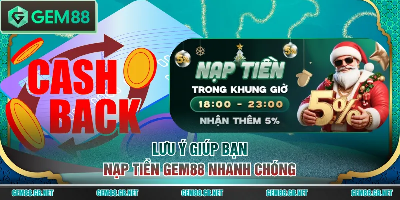 Cách Nạp Tiền GEM88 Nhanh Chóng, An Toàn Qua 3 Bước - SPINLUMO89